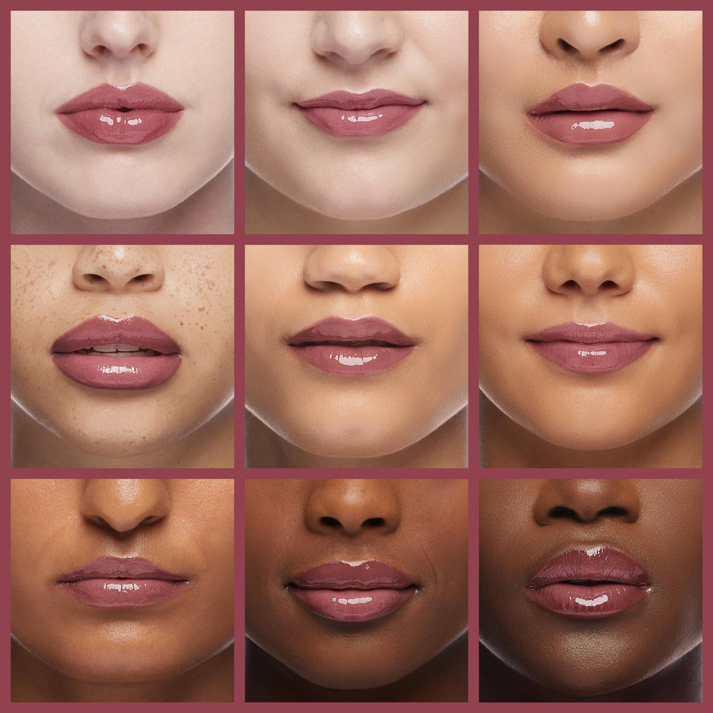 REVLON ColorStay Overtime Infinite Raspberry, brillo intenso para labios con hidratación.