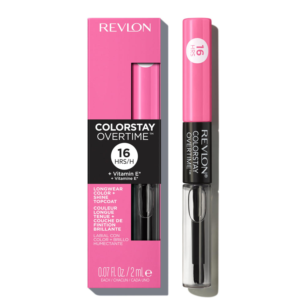 Revlon ColorStay Overtime labio – muestra de color para look persistente.