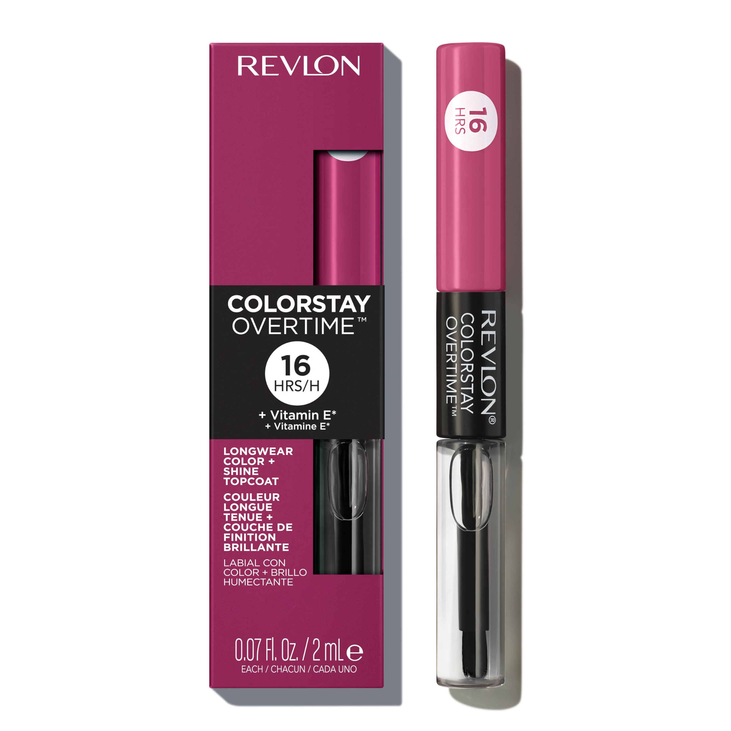 REVLON ColorStay Overtime Lipcolor gloss clair top coat pour brillance durable