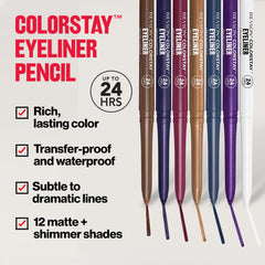 REVLON ColorStay Pencil con difuminador para un acabado suave.