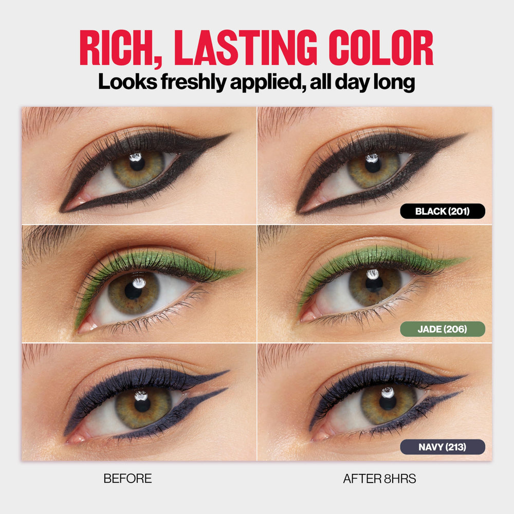 REVLON ColorStay Pencil con acabados mate y brillo para looks versátiles.
