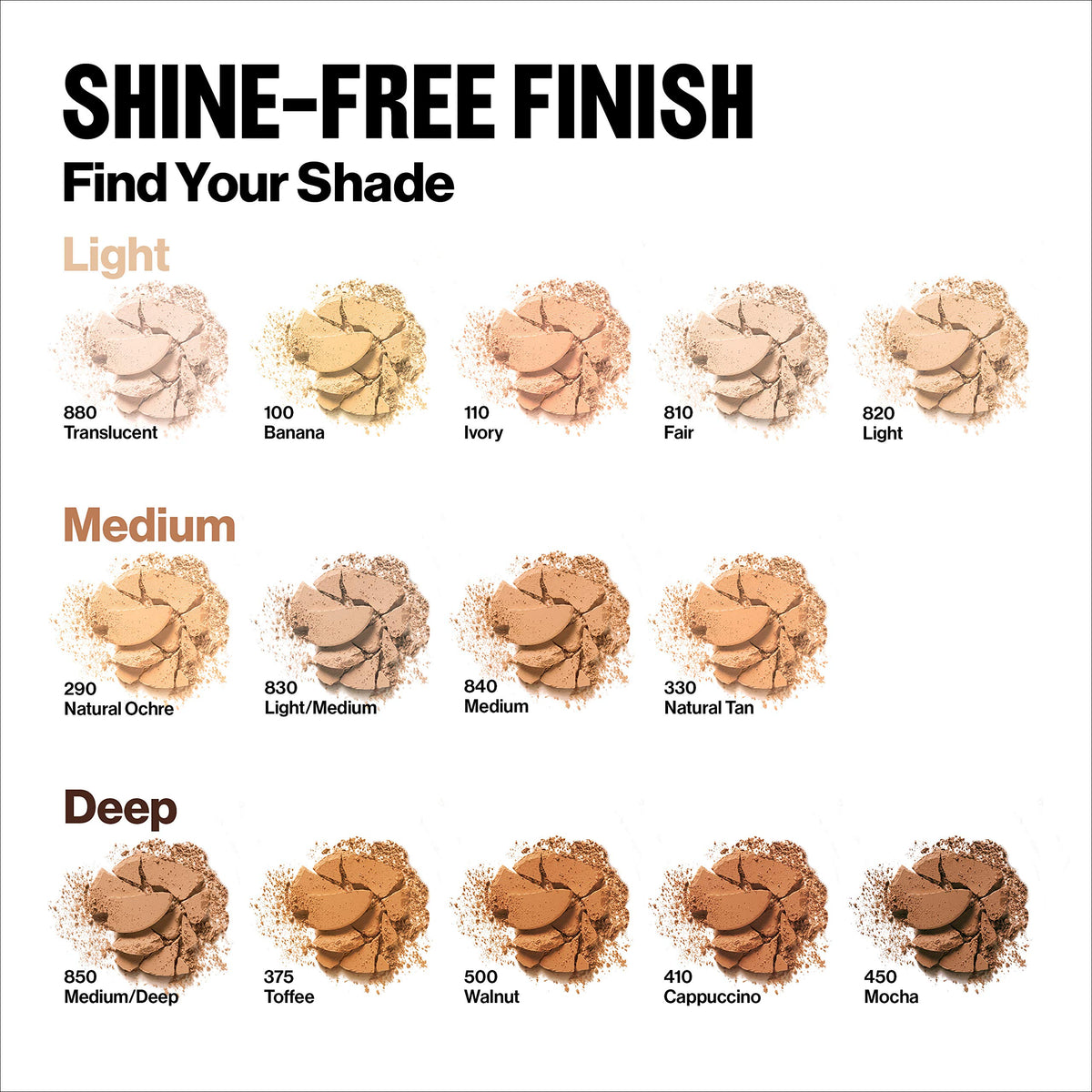 Revlon ColorStay powder delivers buildable coverage from sheer to medium.