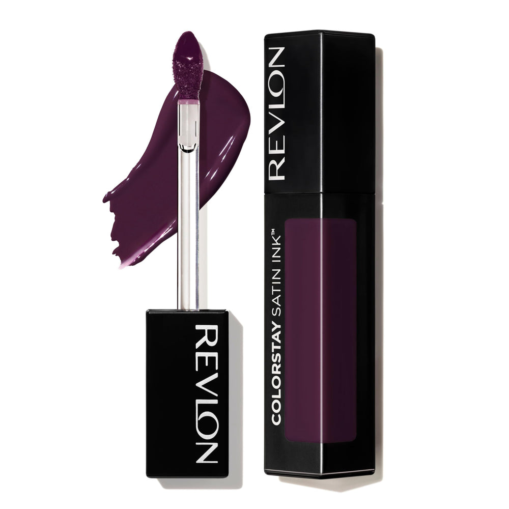 REVLON ColorStay Satin Ink Joyas de Corona Amatista Real: muestra labial intensa de cobertura completa