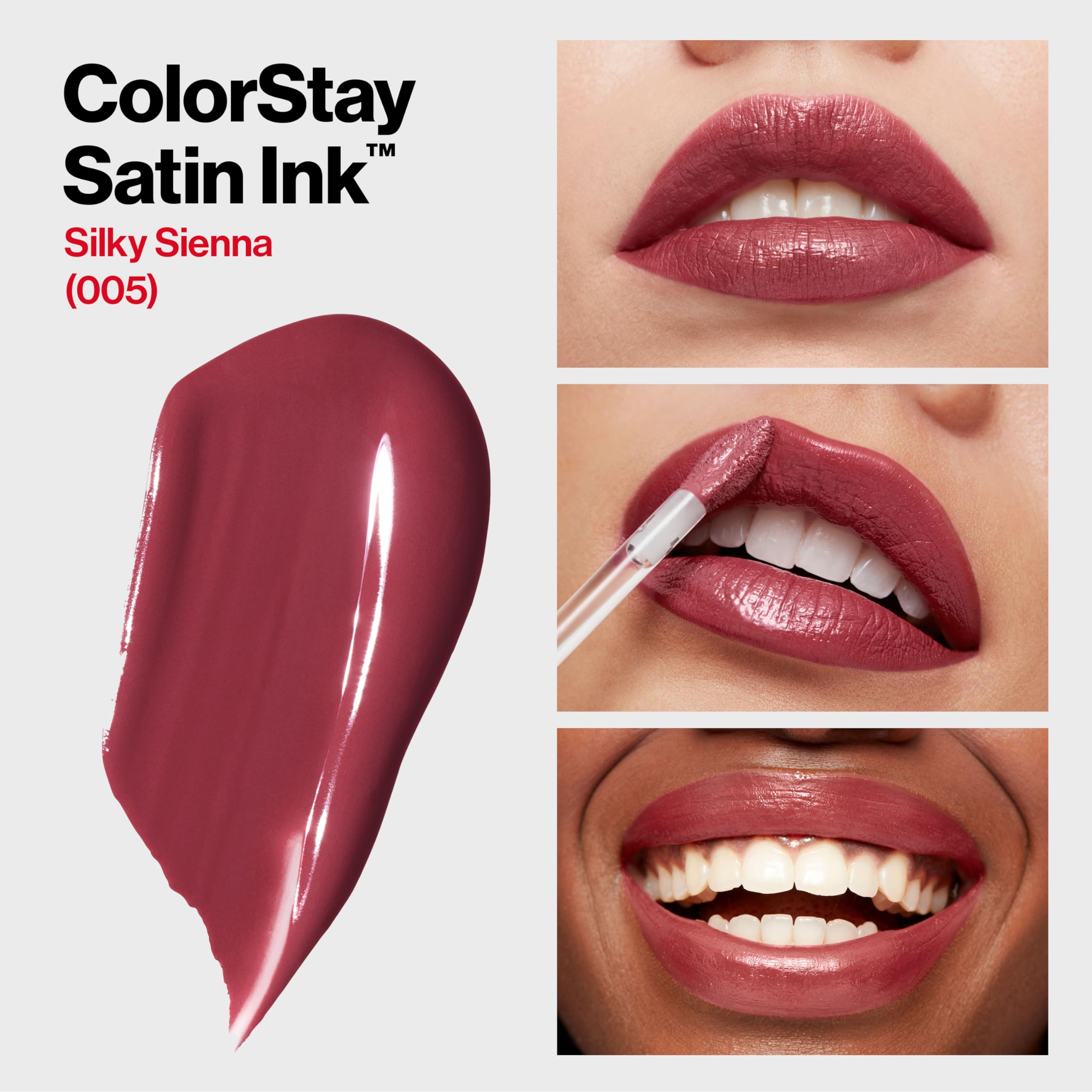 Textura cremosa de REVLON ColorStay Satin Ink para comodidad diaria