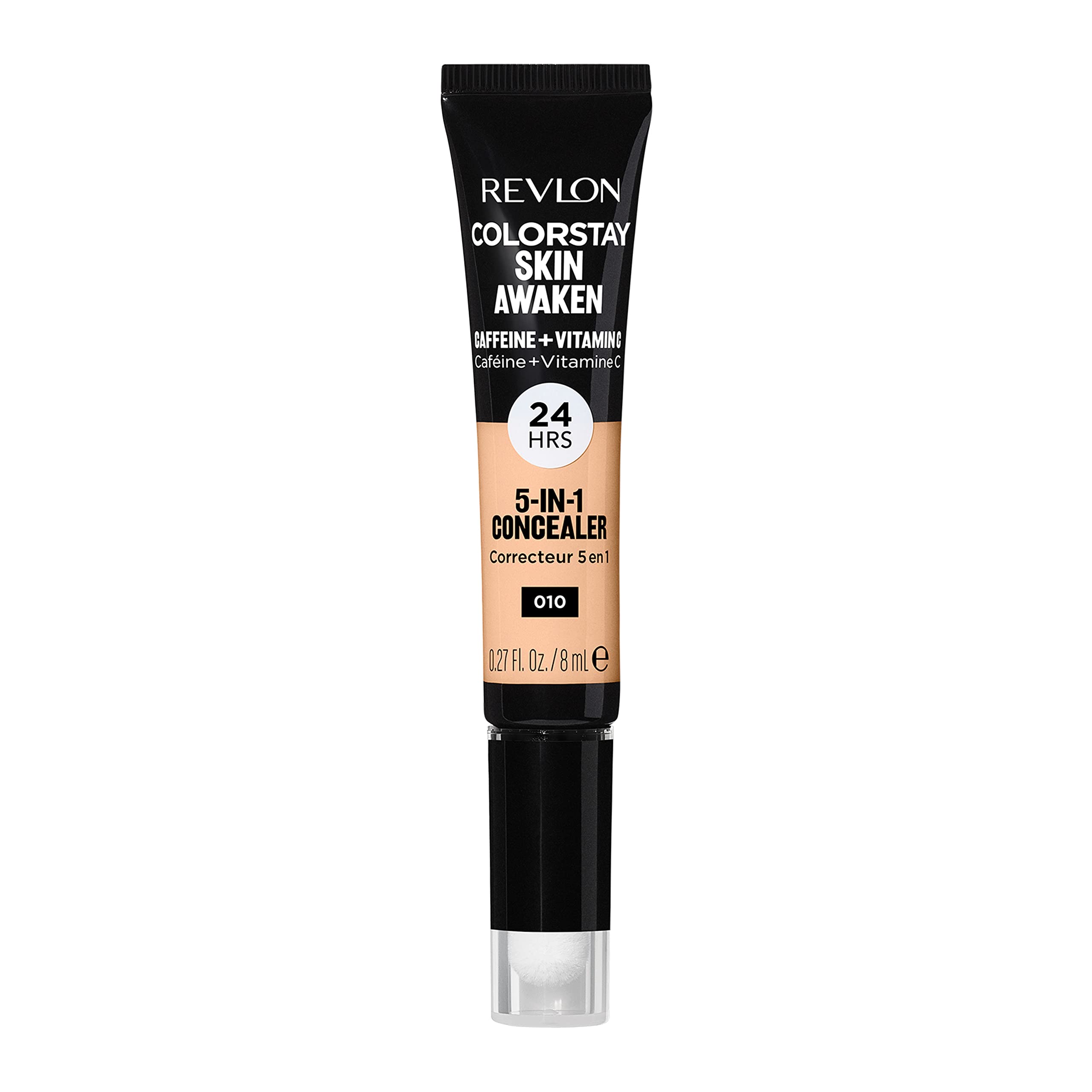 REVLON ColorStay Skin Awaken Concealer en empaque, aspecto fresco y natural.