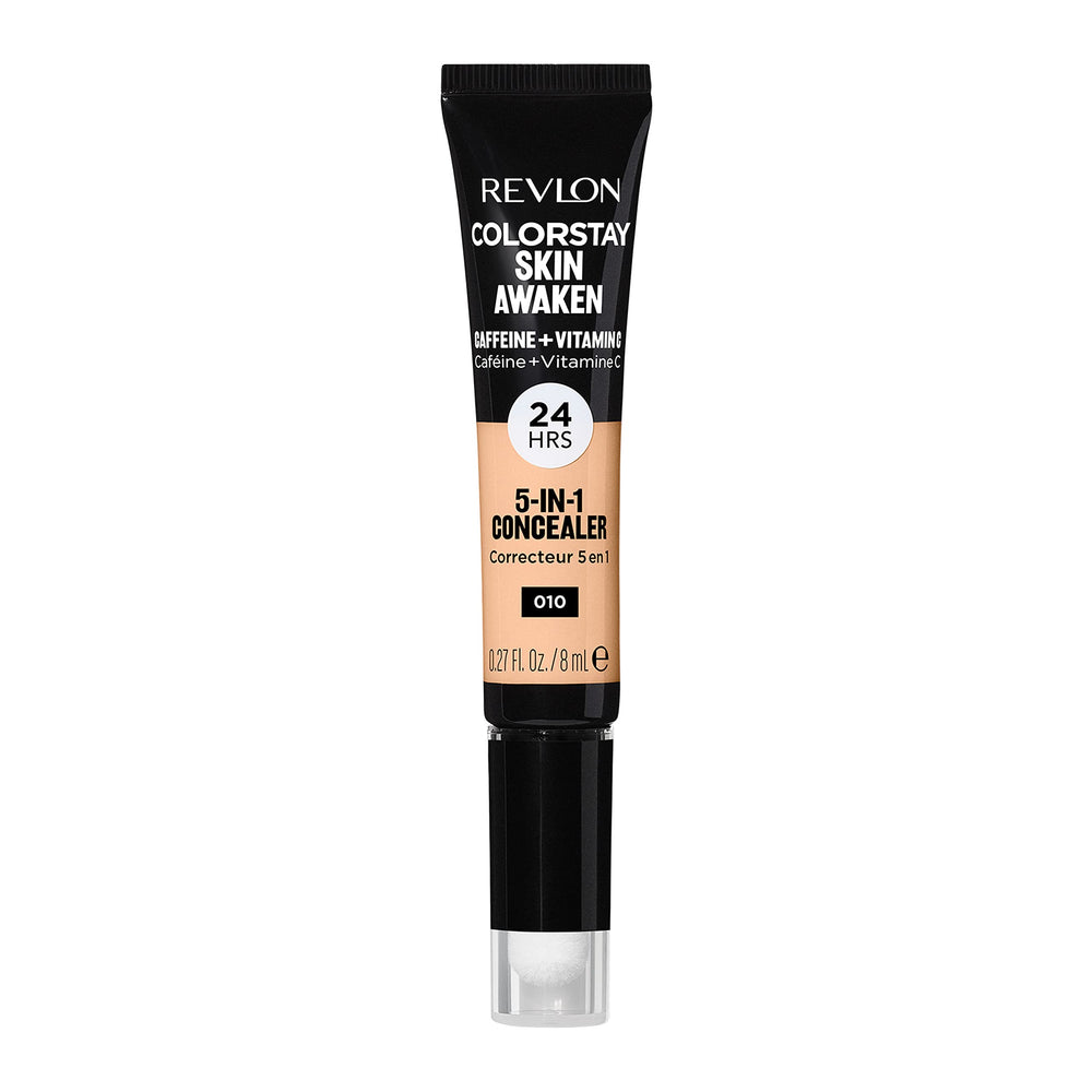 REVLON ColorStay Skin Awaken Concealer en empaque, aspecto fresco y natural.