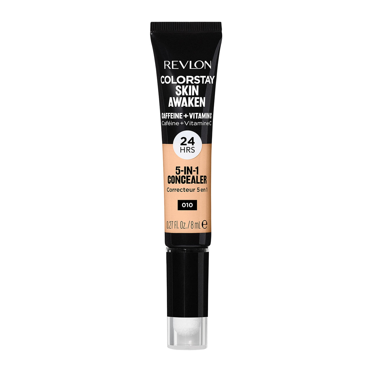 REVLON ColorStay Skin Awaken Concealer en empaque, aspecto fresco y natural.
