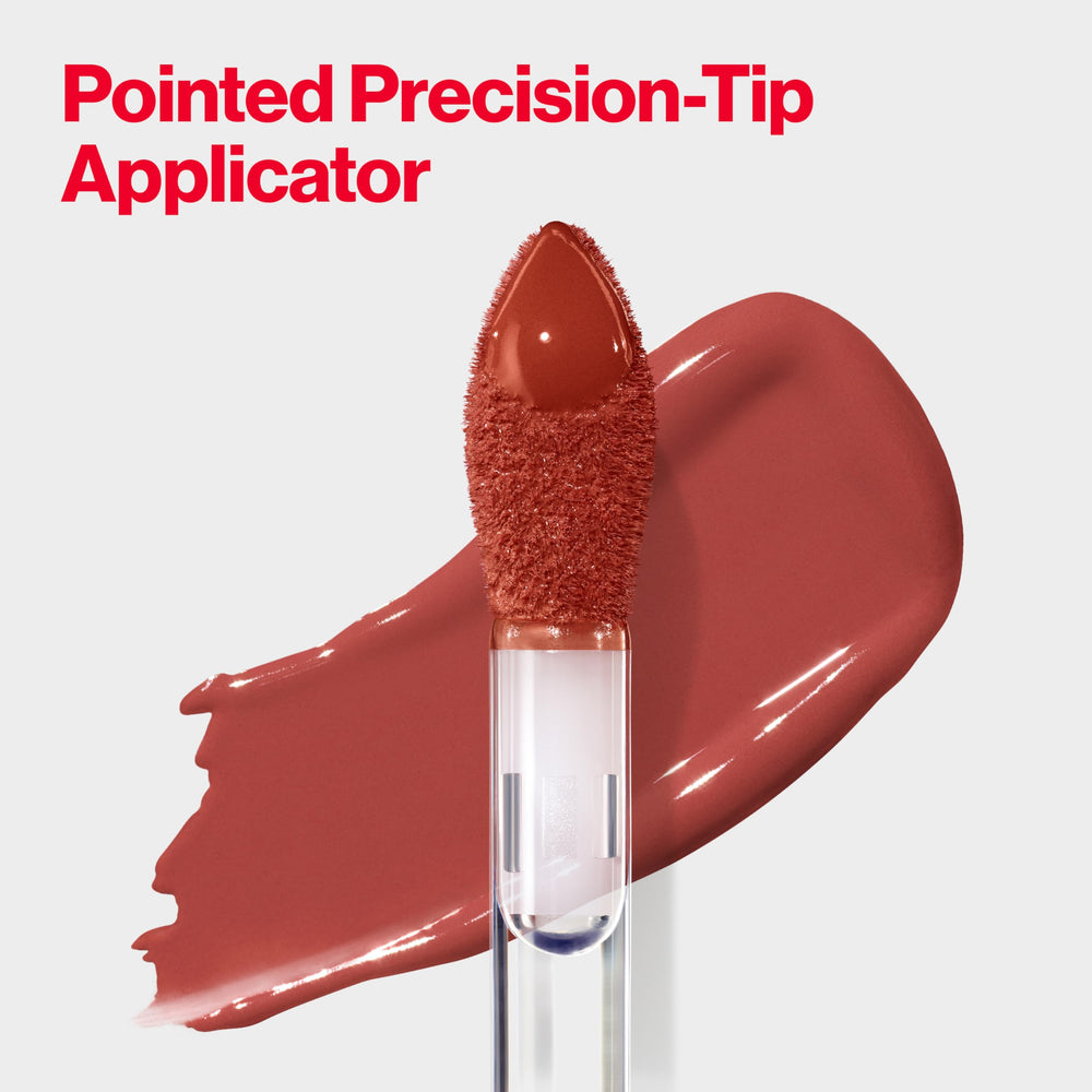 REVLON ColorStay Tinta Satinada Labios: textura satinada visible.