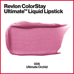 Revlon ColorStay Ultimate Liquid Lipstick para aplicación suave con acabado sedoso.