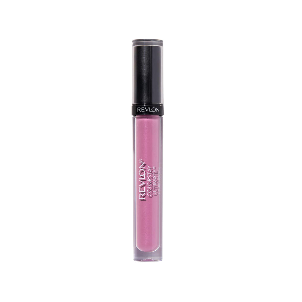 Revlon ColorStay Ultimate Liquid Lipstick muestra un swatch satinado duradero.