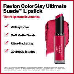 Revlon ColorStay Ultimate Suede: hidratación inmediata con manteca de karité y vitamina E.