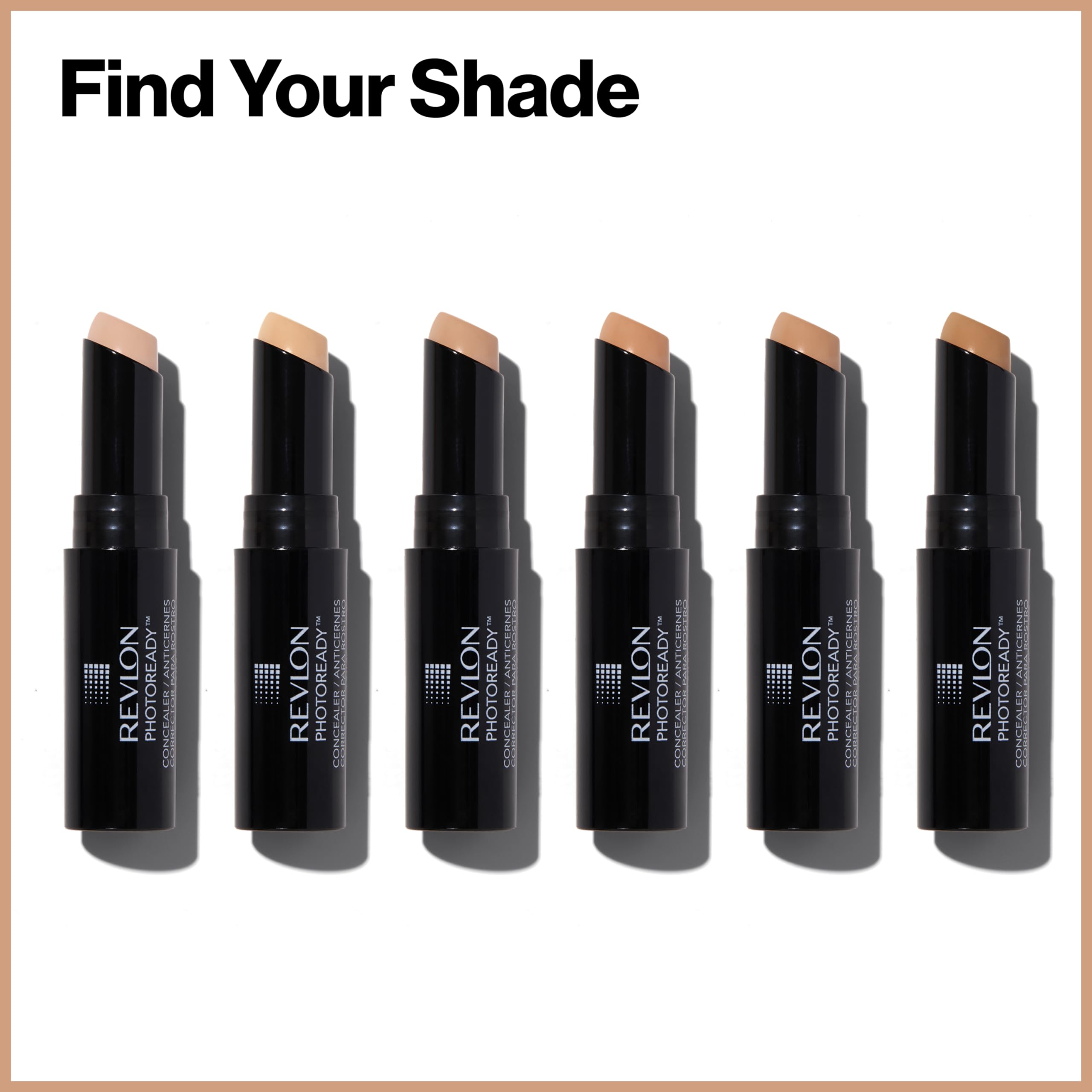 Revlon Concealer Stick: uso en rostro entero con cobertura modulable.