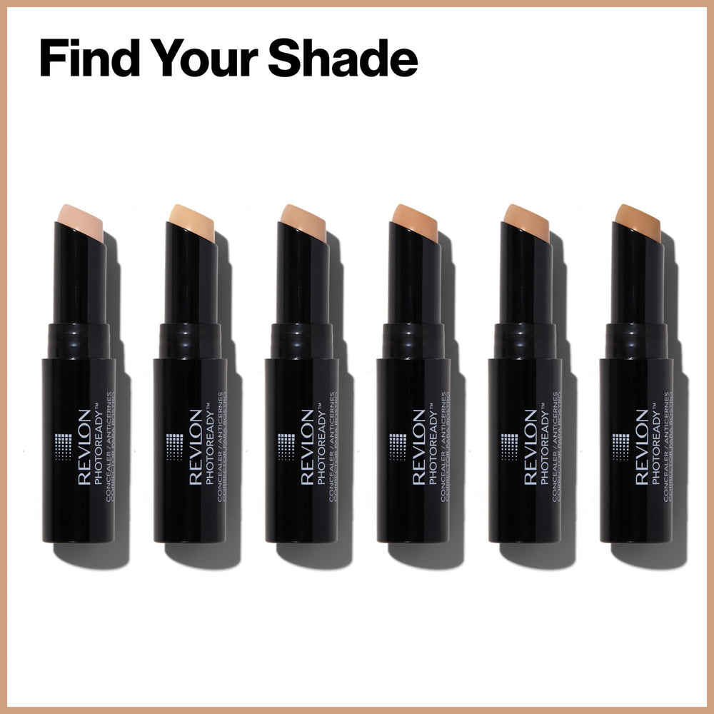 Revlon Concealer Stick: uso en rostro entero con cobertura modulable.