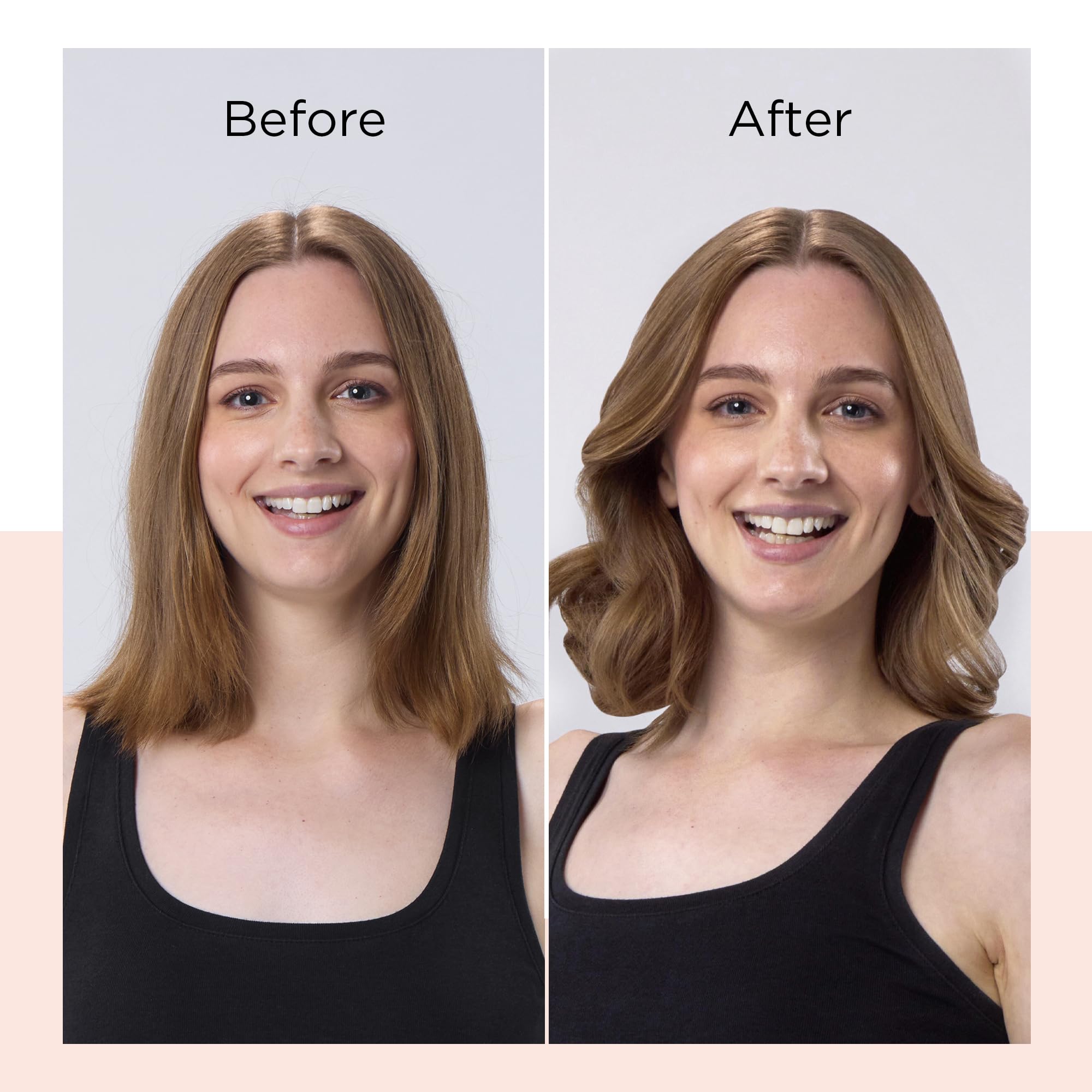 Controles de calor de 430 grados en Revlon para ajustar temperatura según tipo de cabello.