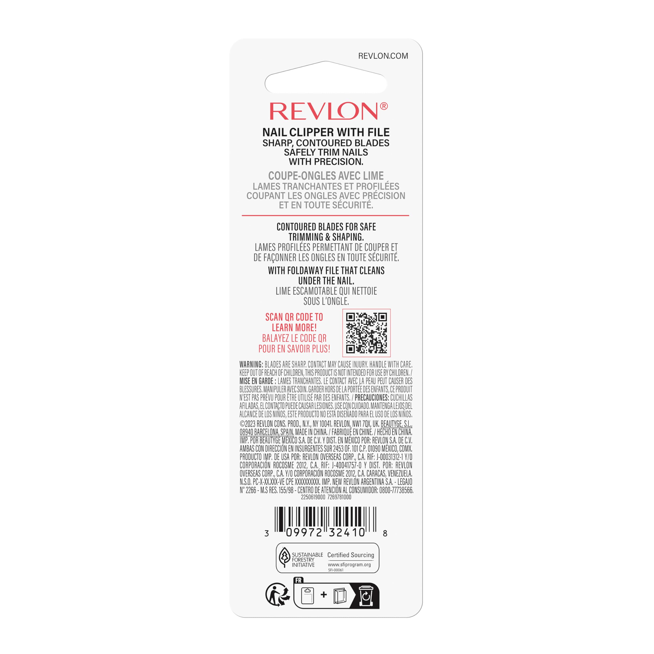 REVLON corta uñas, kit de manicura y pedicura para completar rutinas en casa.