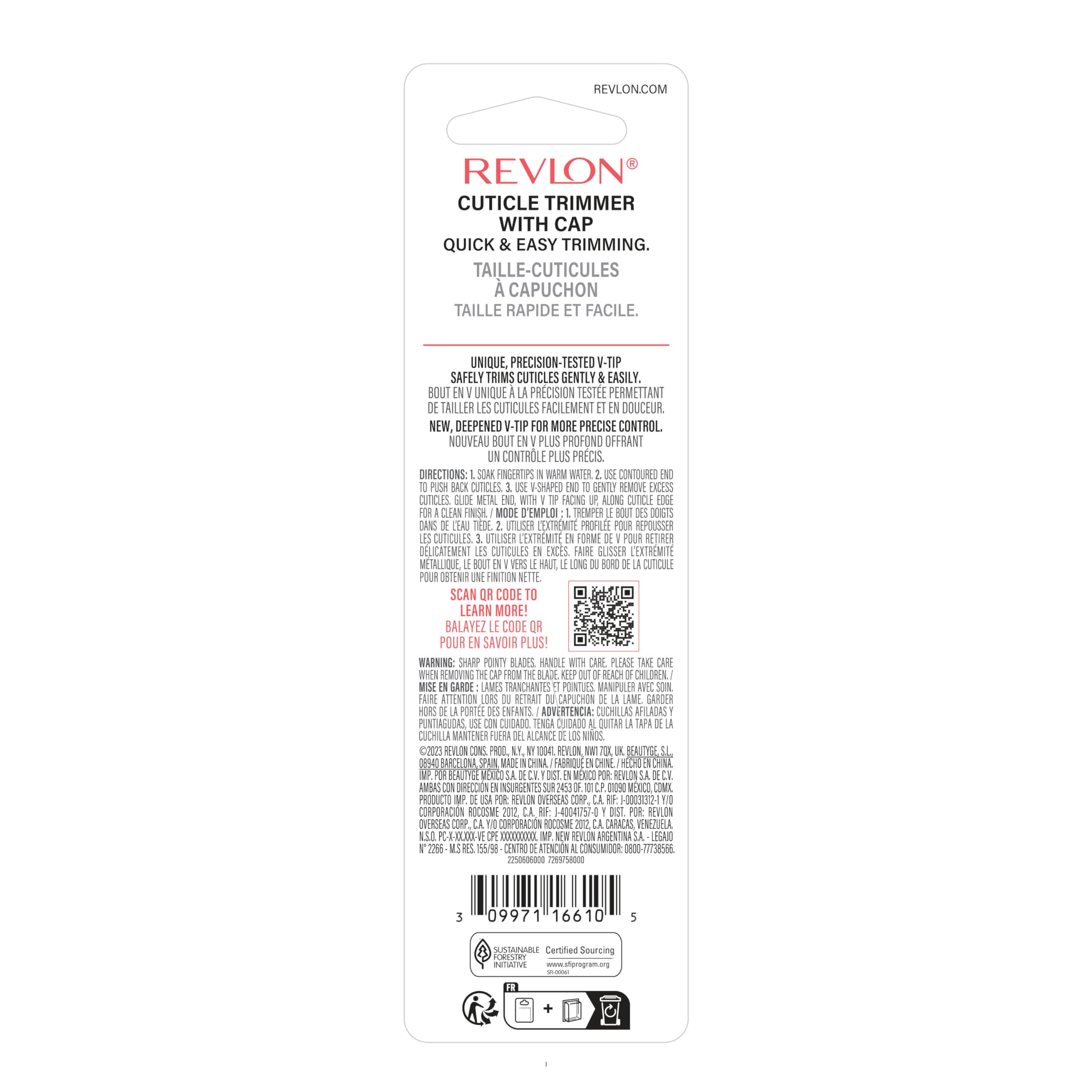 Garantía de por vida de REVLON añade confianza al comprar.
