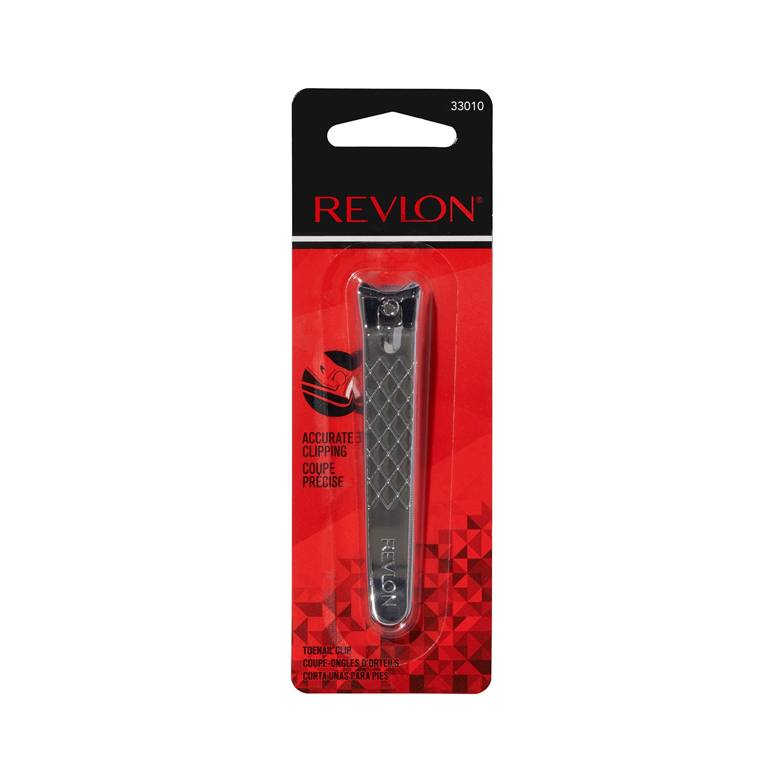 Cortaúñas REVLON portátil para llevar en el bolso.
