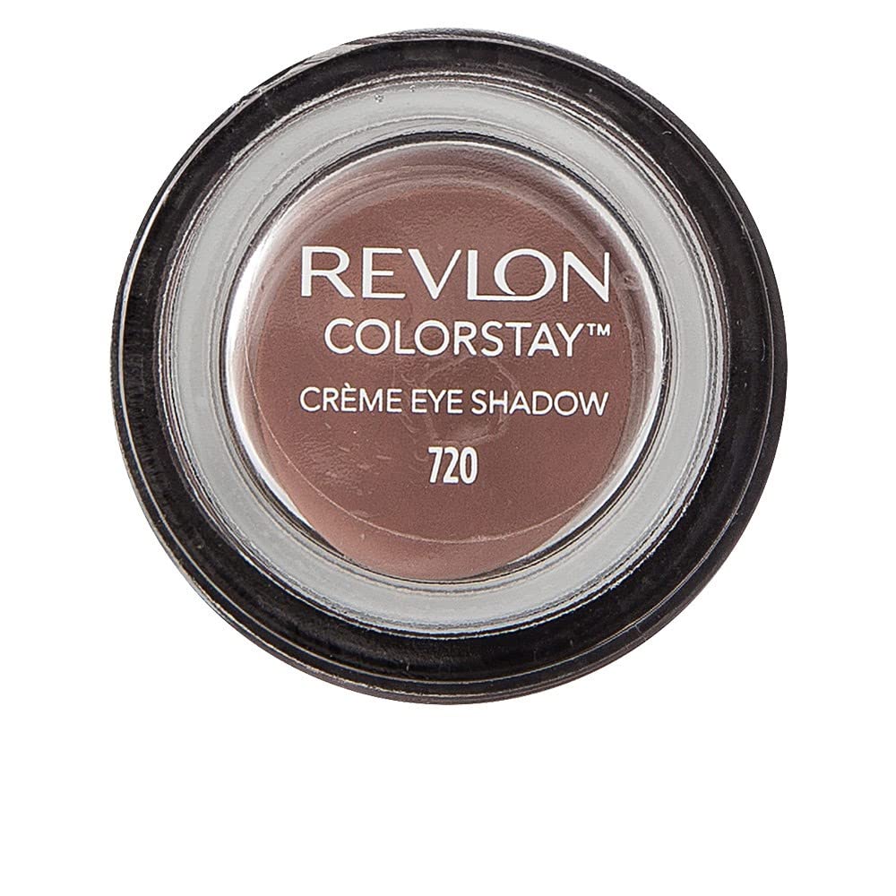 Revlon Crème Eyeshadow ColorStay Chocolate, sombra cremosa de larga duración para párpados.