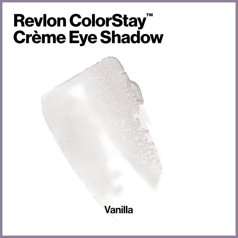 REVLON sombra crema Vanilla acabado shimmer para destellos sutiles.