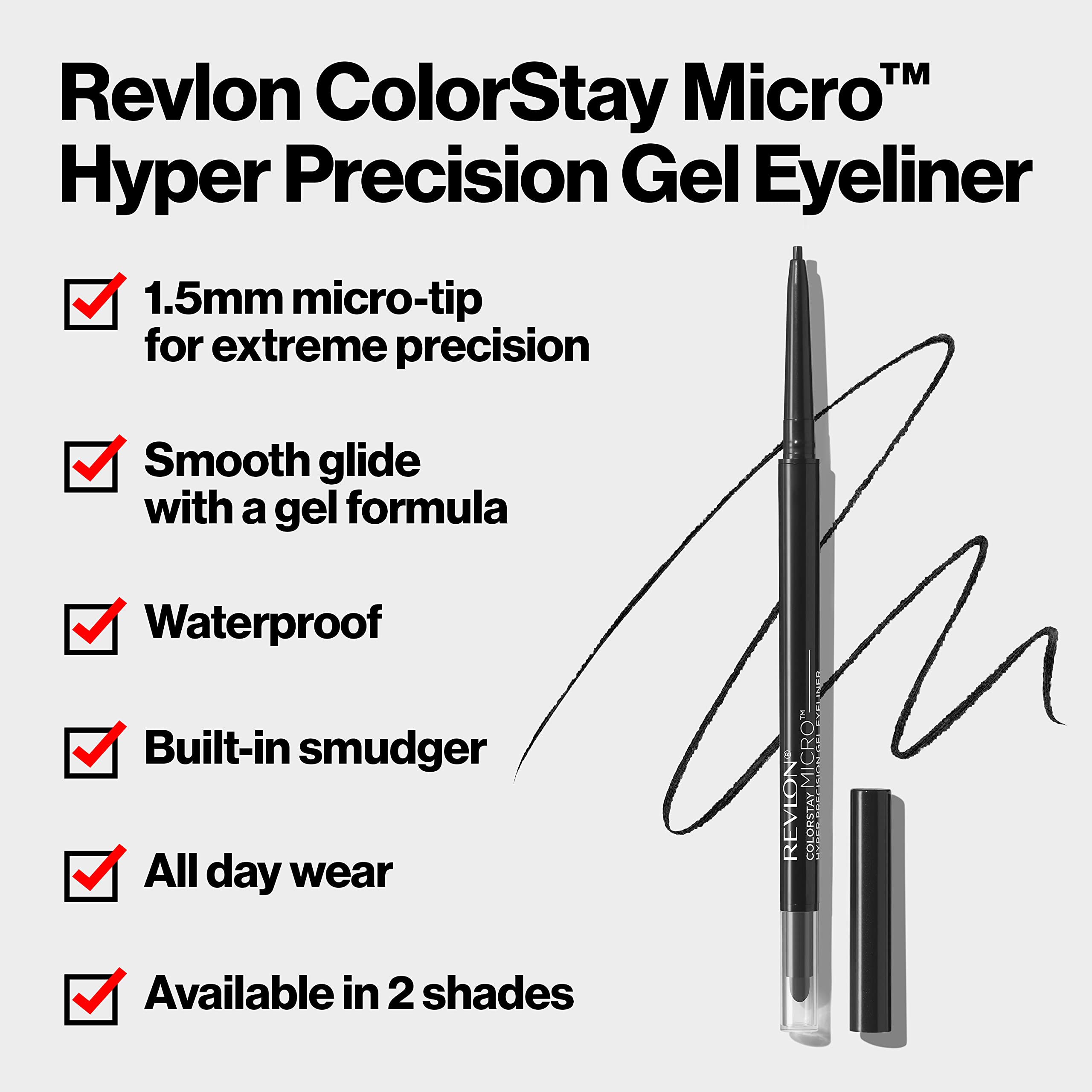 REVLON ColorStay Micro: punta fina para trazos delgados y controlados