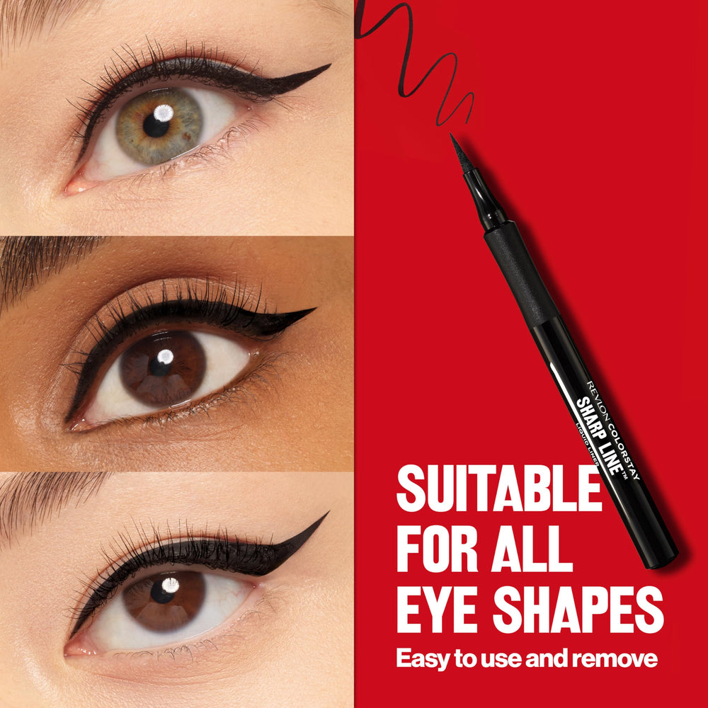 REVLON Ball Point: trazos suaves cerca de las pestañas.