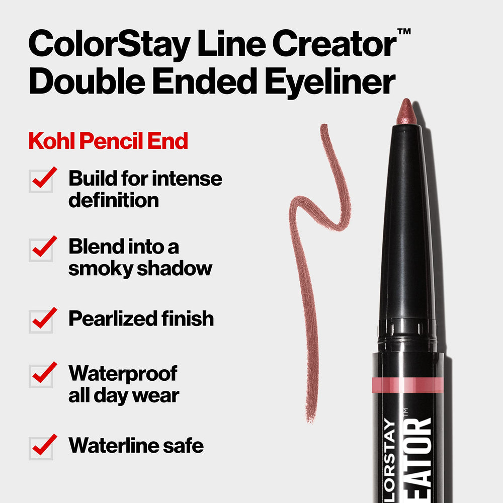 REVLON delineador líquido: color intenso que destaca a lo largo del día.