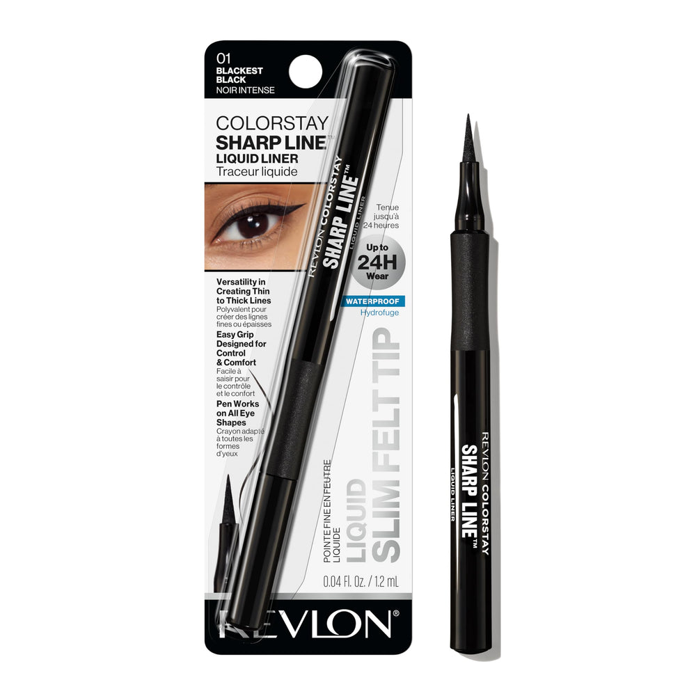 REVLON Sharp Line: punta delgada para líneas finas y precisas.