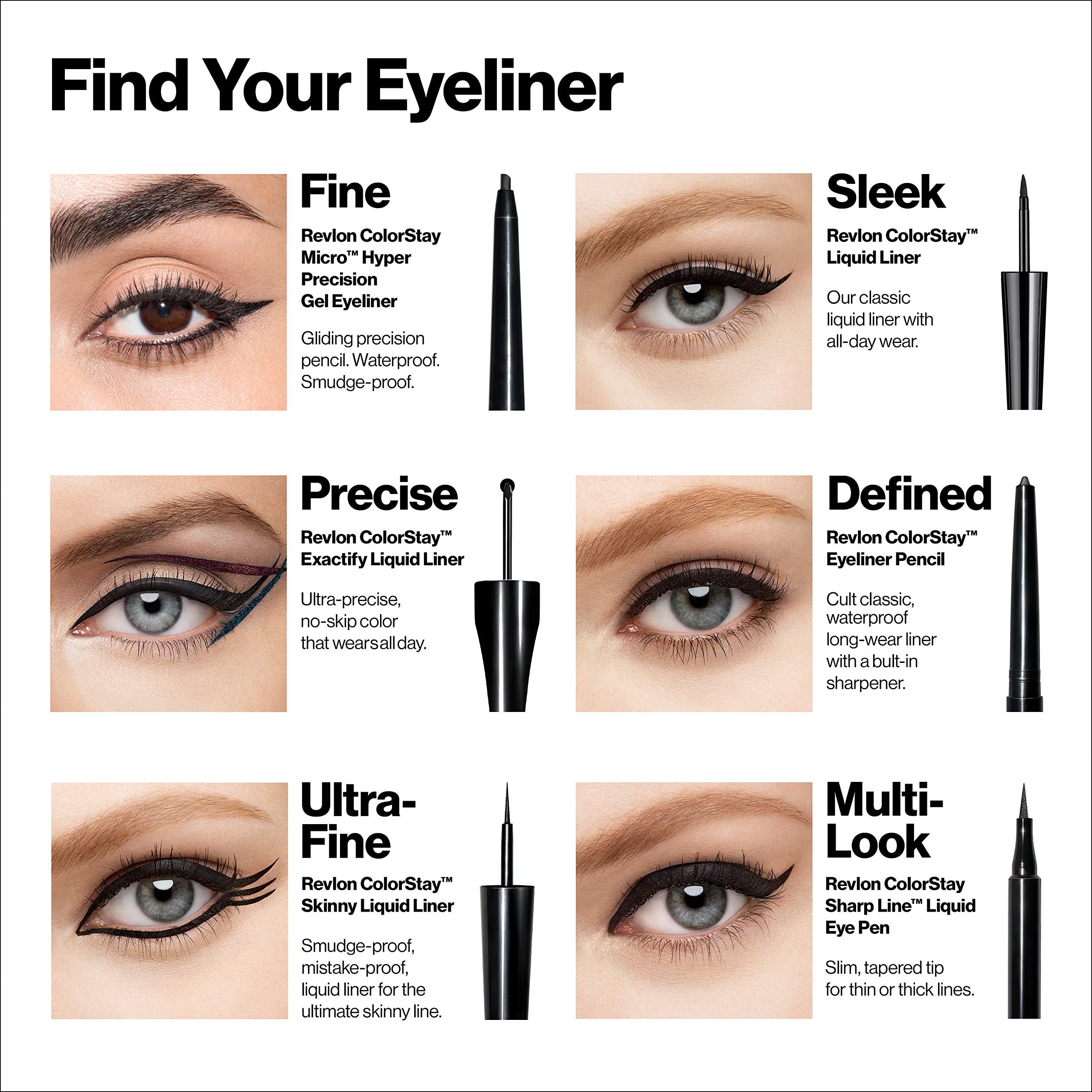 Delineador Revlon para ojos con deslizamiento suave
