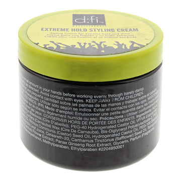 D:FI Hair crema para peinar en envase nuevo, fijación extrema para definir looks.