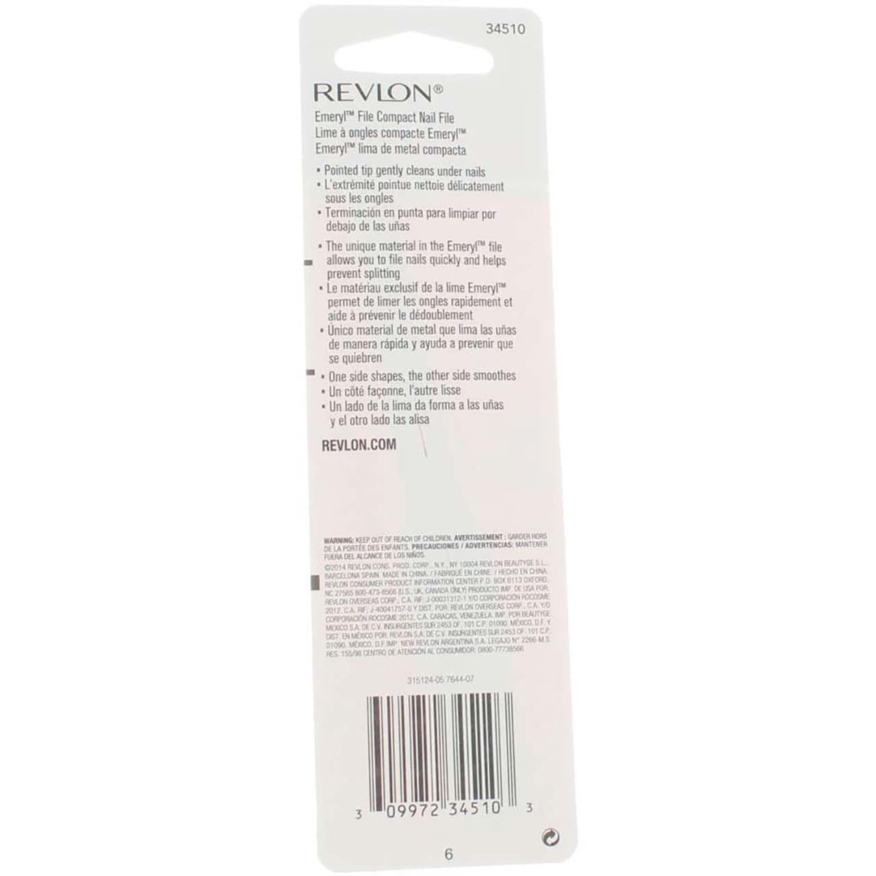 Mango de tacto suave de Revlon Emeryl File mejora el agarre