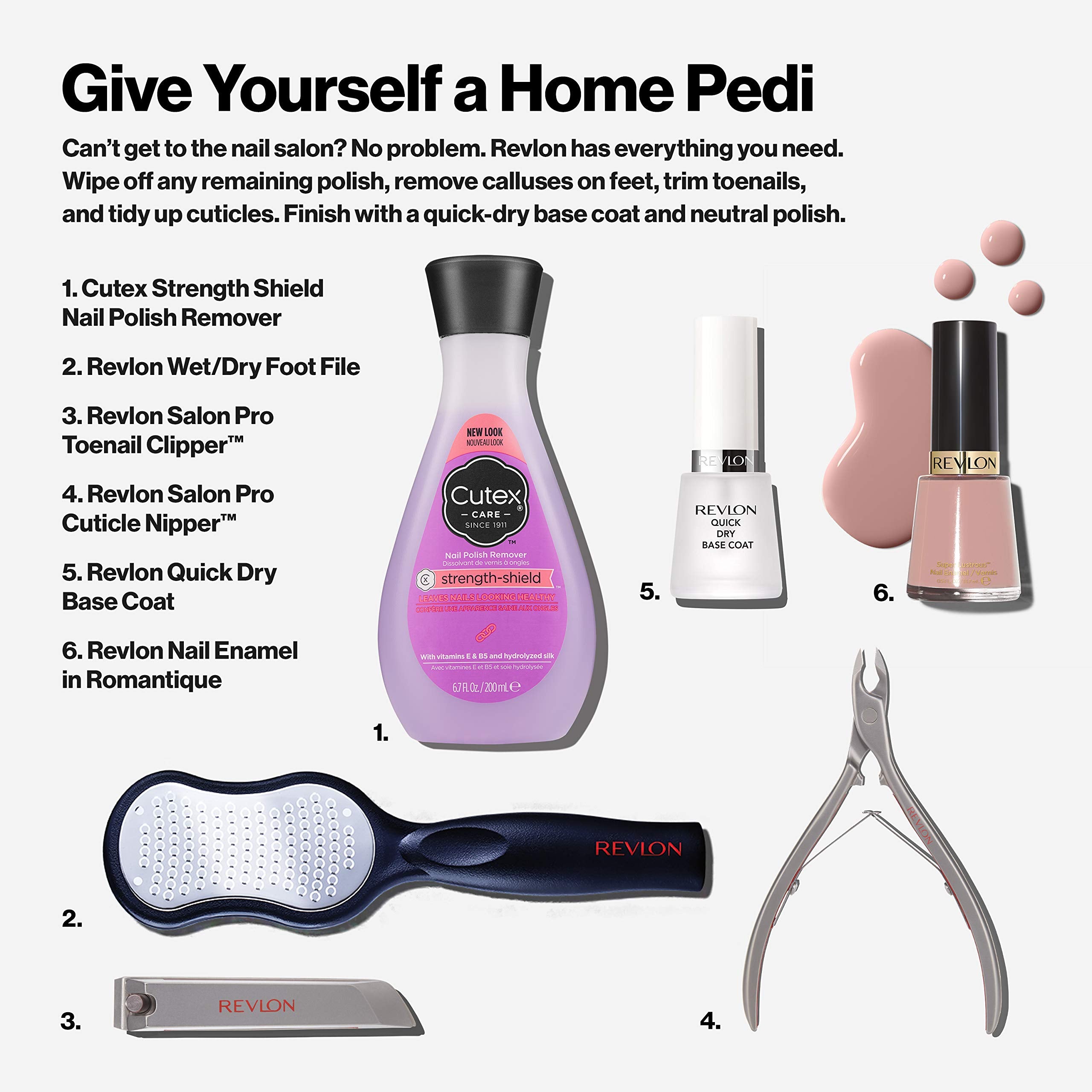 Amplia gama de 47 tonos para looks variados con REVLON Romantique.
