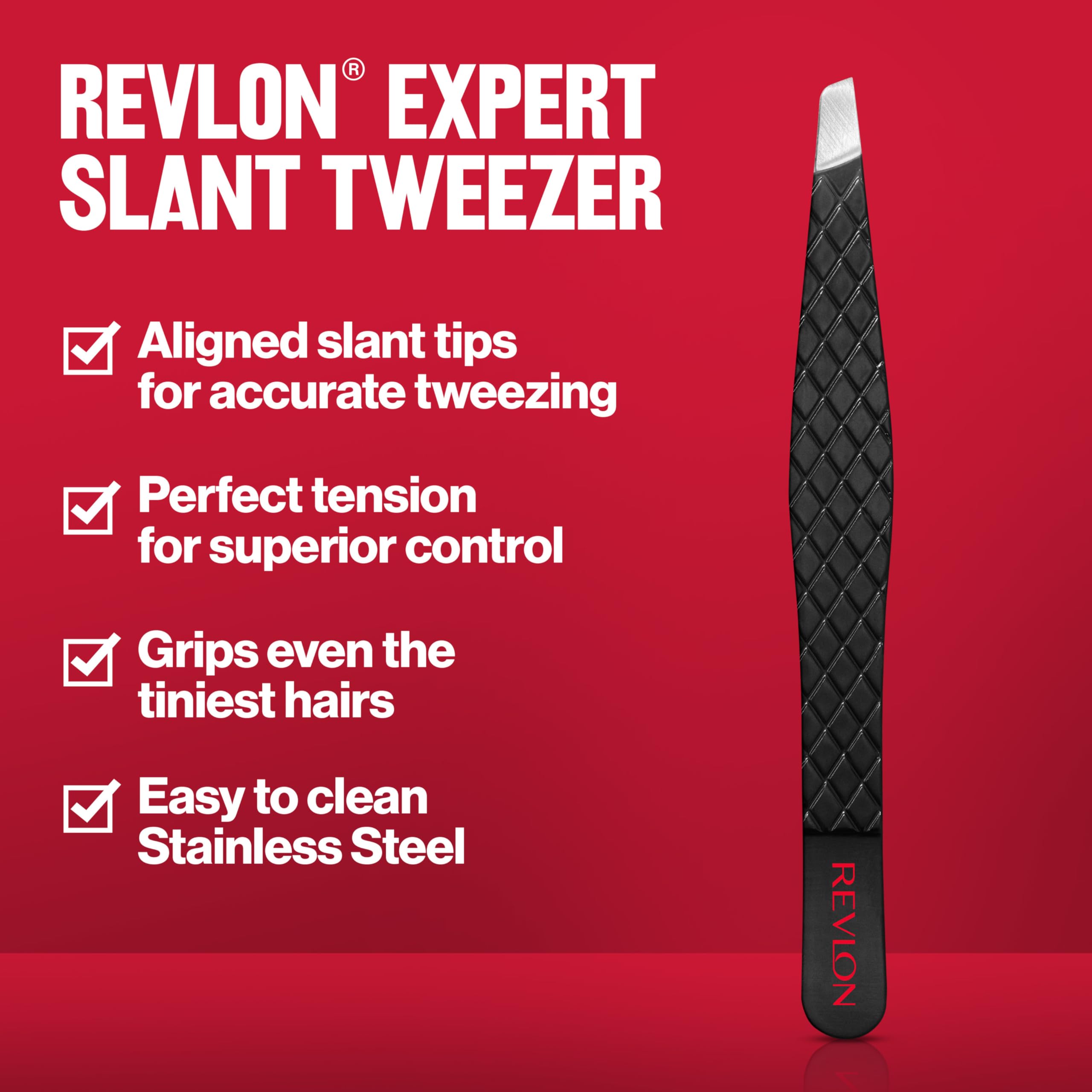 REVLON Expert: acero inoxidable para durabilidad y uso diario.