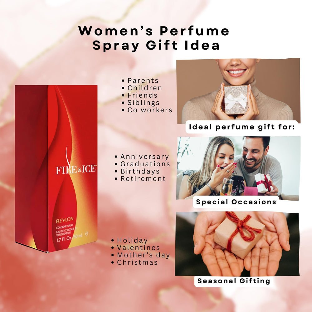 REVLON Fire & Ice: aroma que acompaña ocasiones especiales.