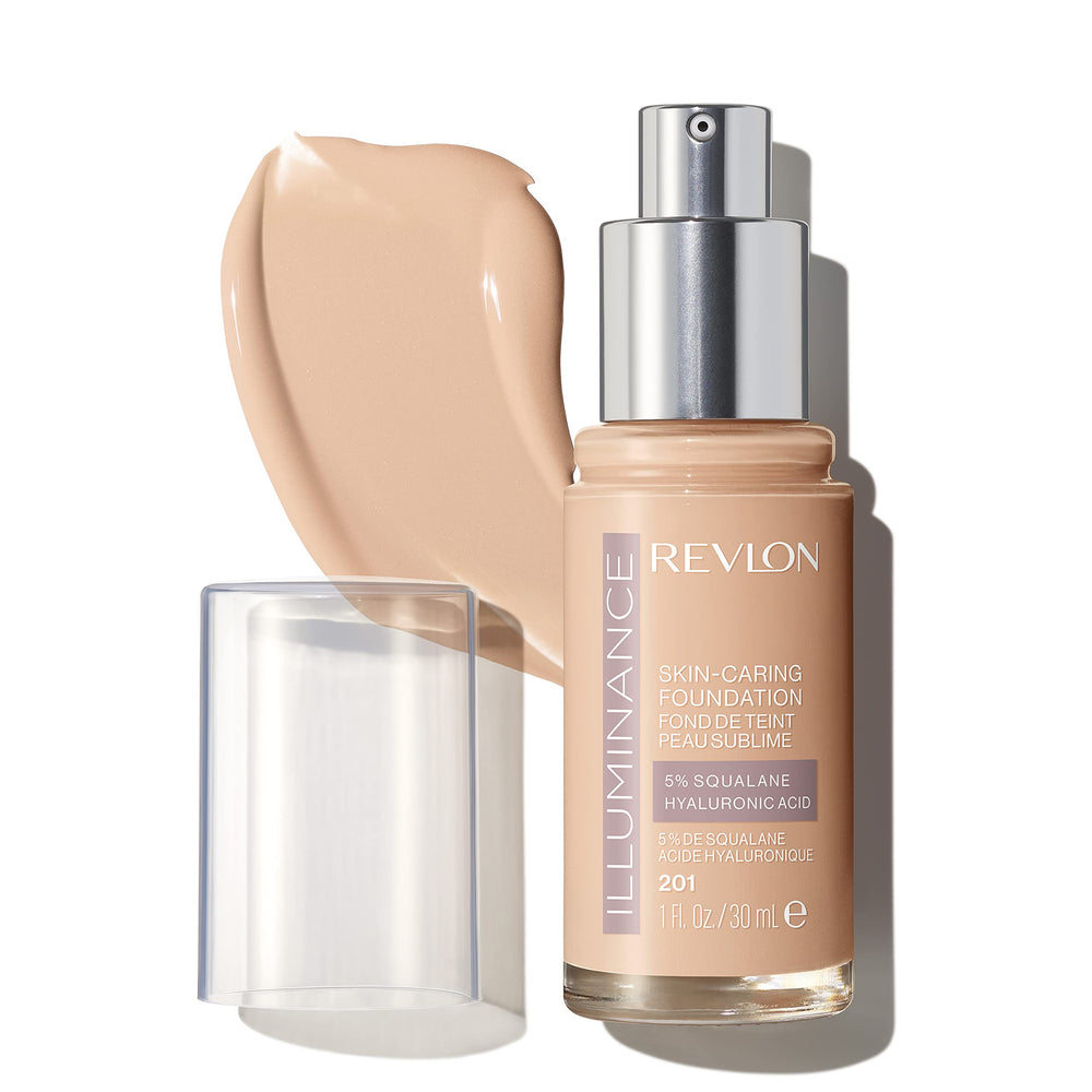 REVLON Illuminance fundación en bote de 1 oz para aplicación rápida.