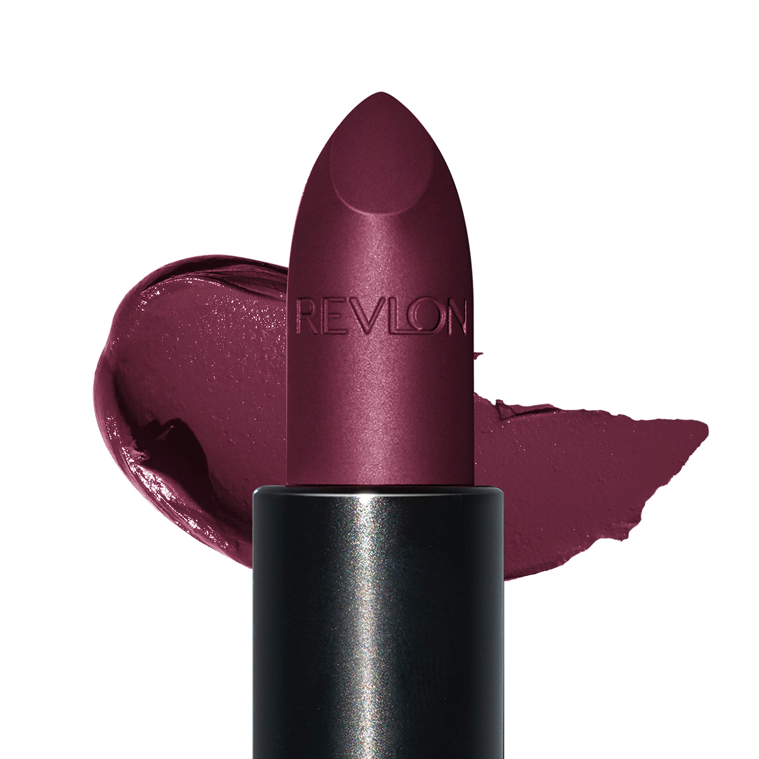 REVLON labial mate textura cremosa que se desliza sin esfuerzo en los labios.