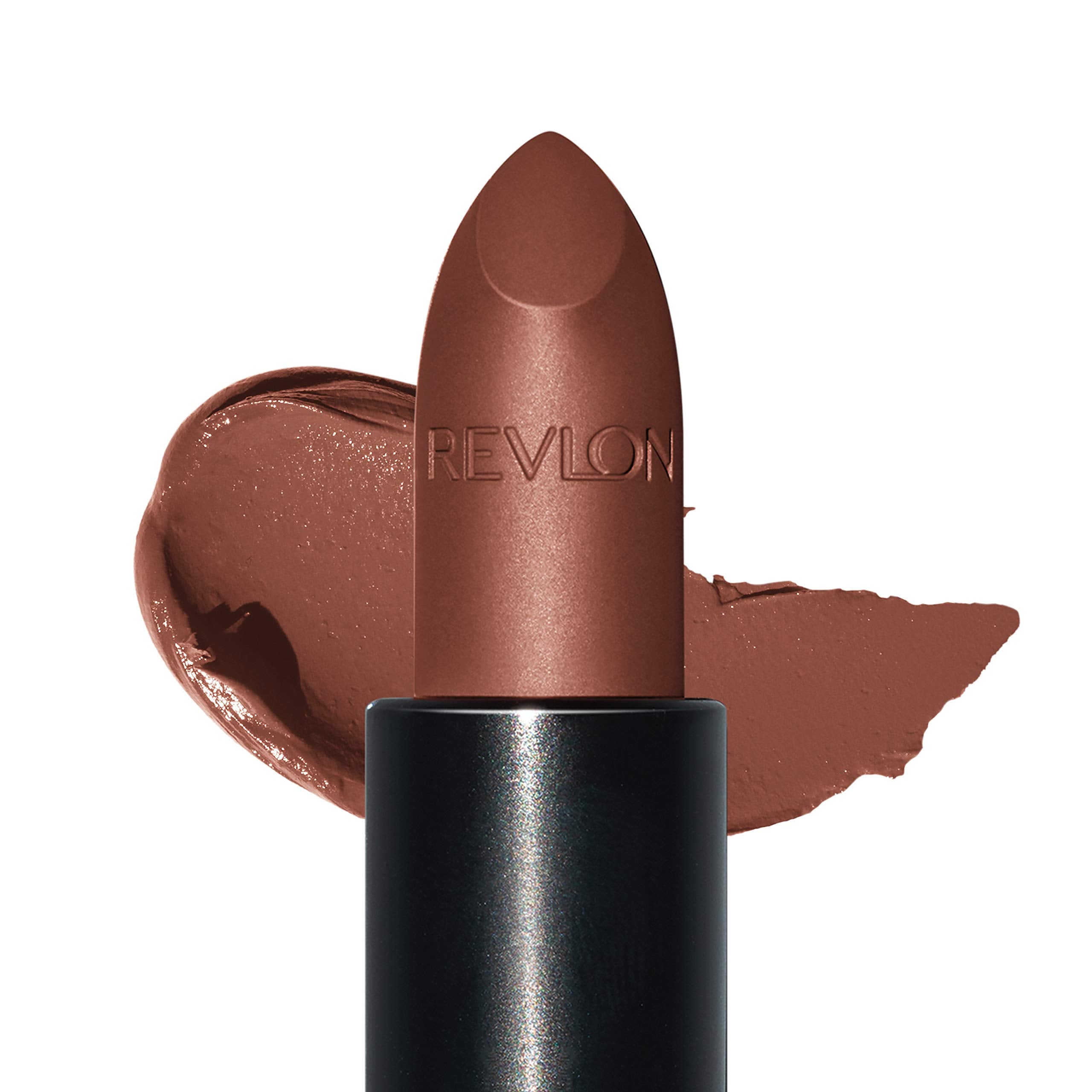 Revlon labial mate textura aterciopelada: muestra color suave y uniforme