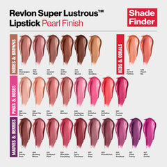 REVLON Labial Super Lustrous pigmentos microfinos crean color intenso sin peso.