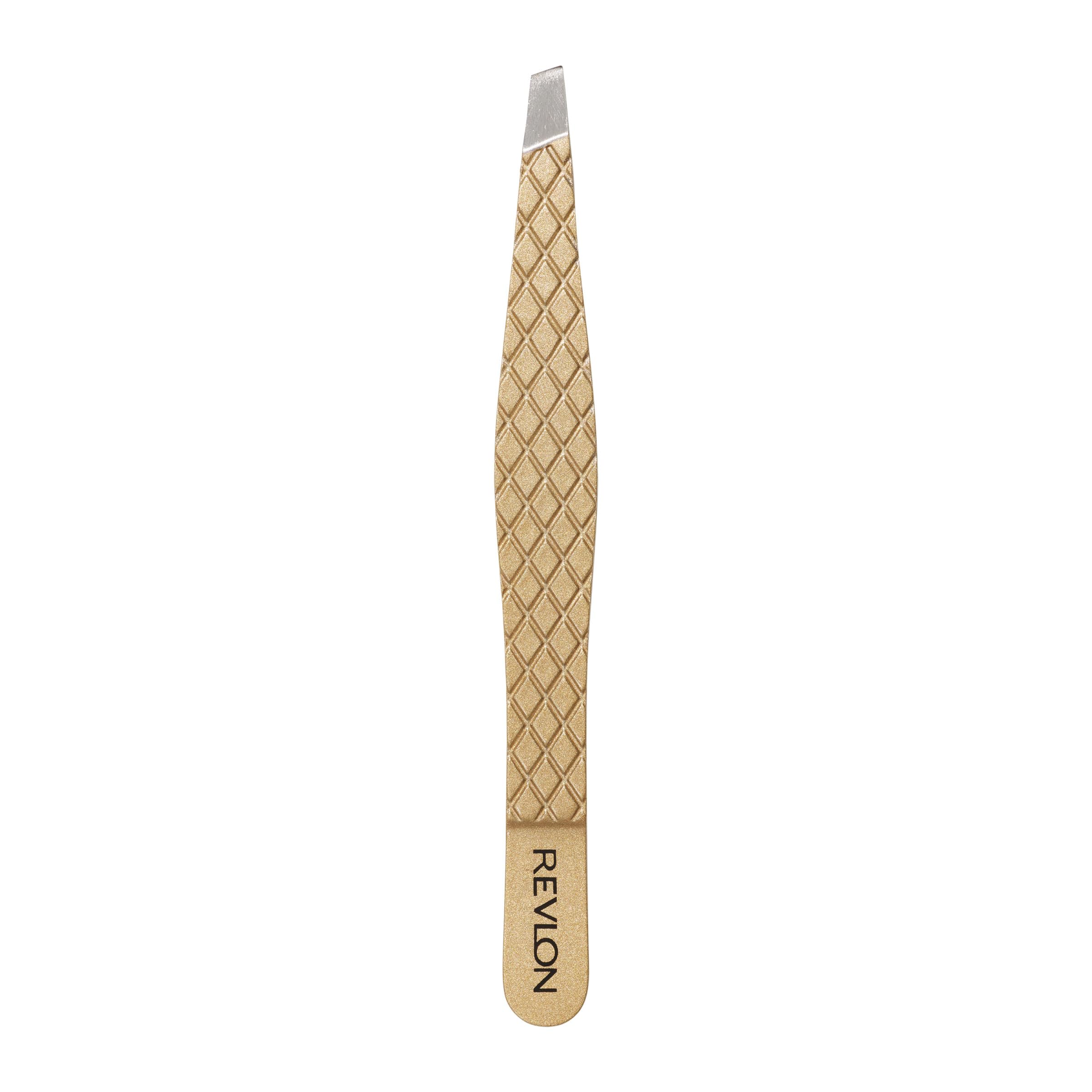Pinzas Revlon Gold Series con recubrimiento de diamante para agarre superior.