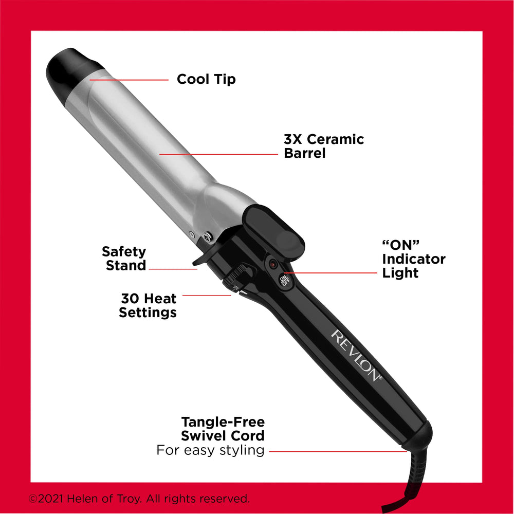 Revlon Perfect Heat, indicador de encendido, uso seguro y fácil de verificar.