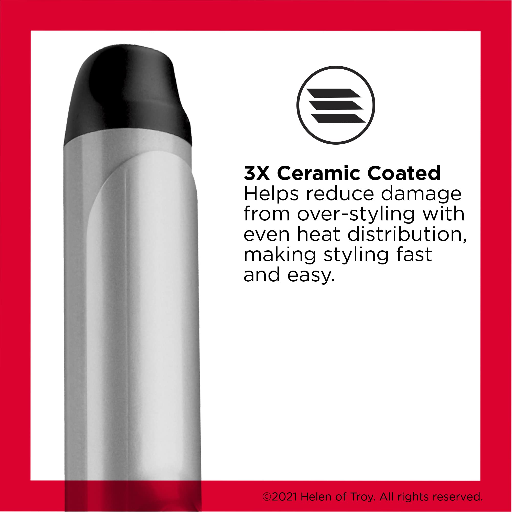 Revlon Perfect Heat, manija ergonómica, control cómodo para peinado diario.
