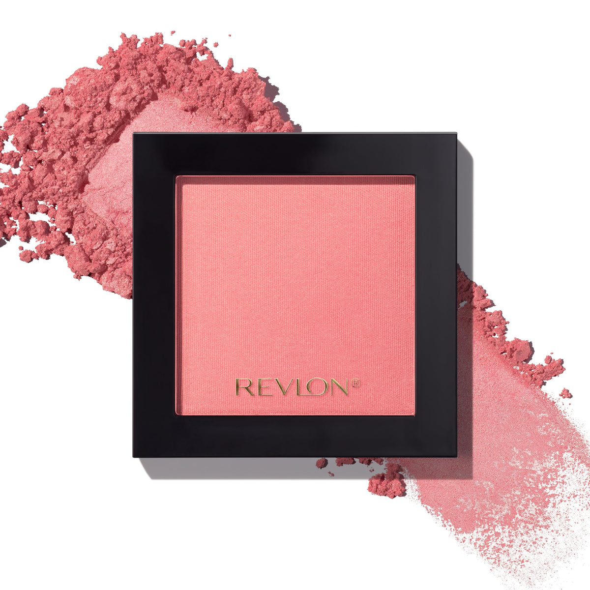Revlon Rubor en Polvo 020 Rosa Deslumbrante, aplicación suave en mejillas para tono natural