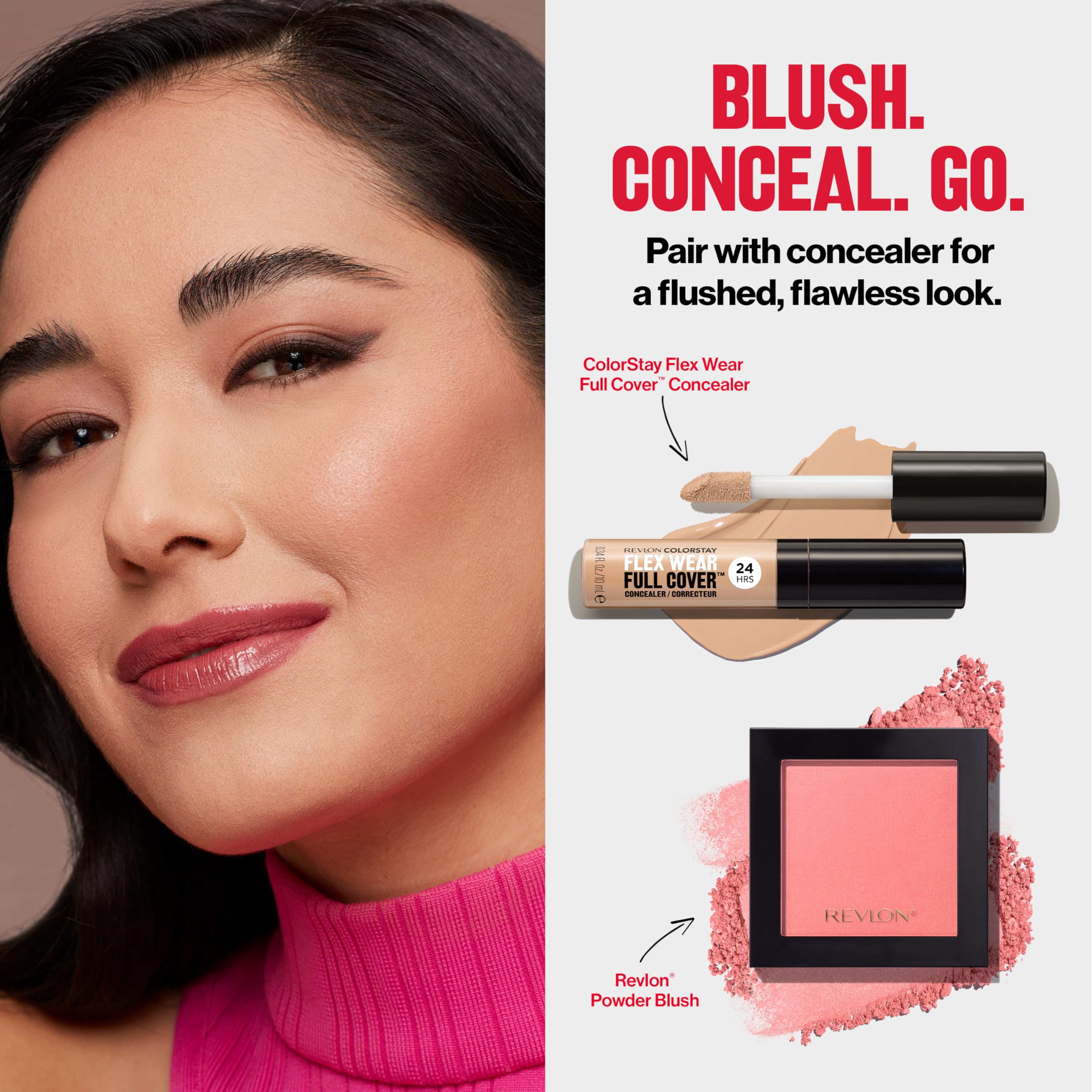 Revlon Powder Blush acabado mate para un look definido