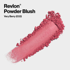 Revlon Powder Blush Very Berry, efecto de dimensión para rostro definido.