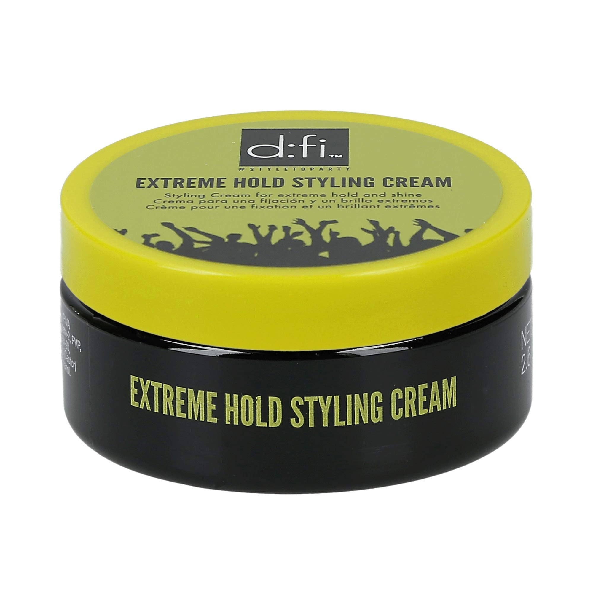 D:fi Crema Extrema, textura cremosa en acción, facilita la distribución para peinados precisos.