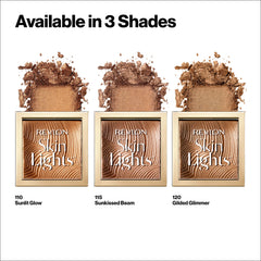 Fondo translúcido y resplandor suave de REVLON Skinlights Bronceador.