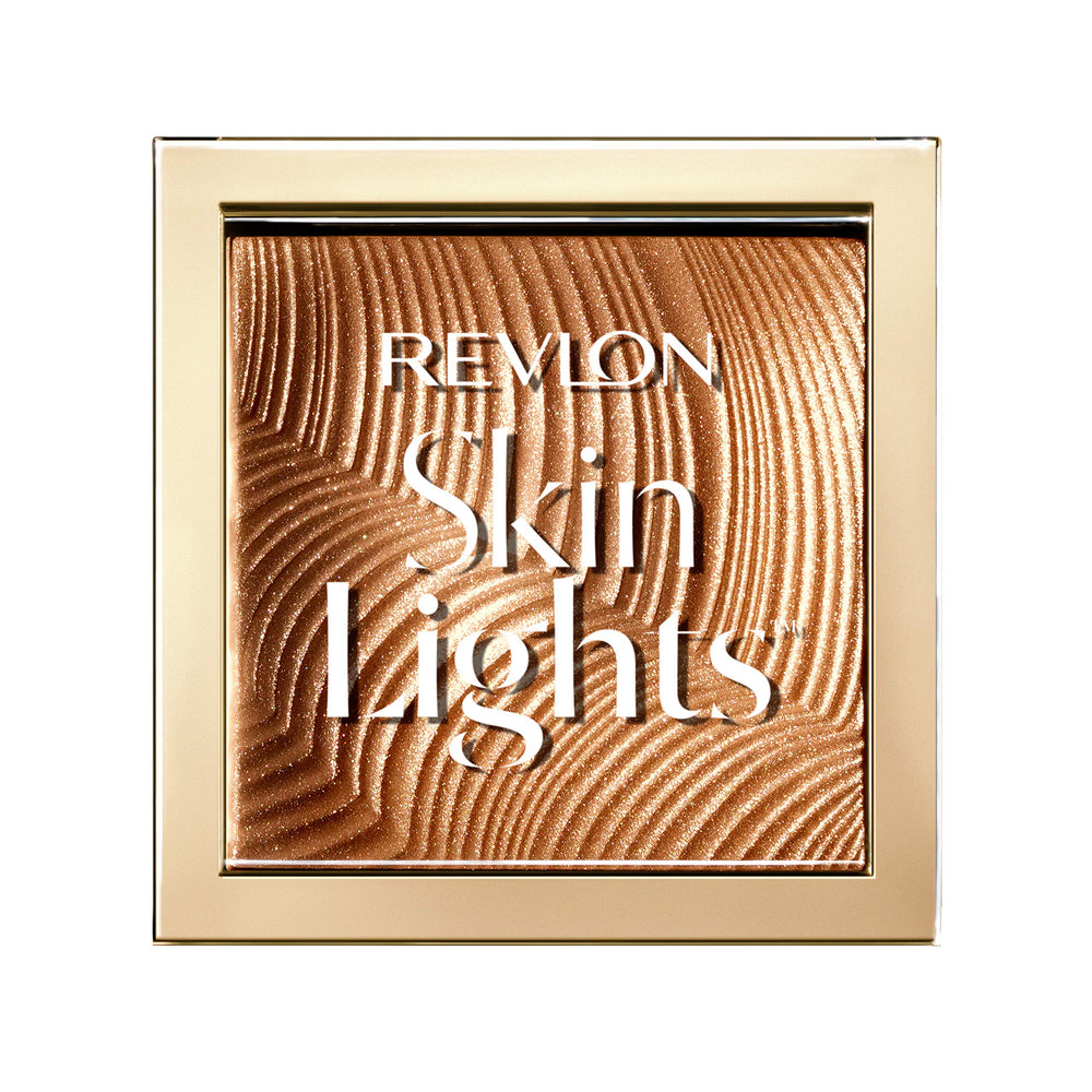 REVLON Skinlights Bronceador prisma con textura sedosa para brillo natural.