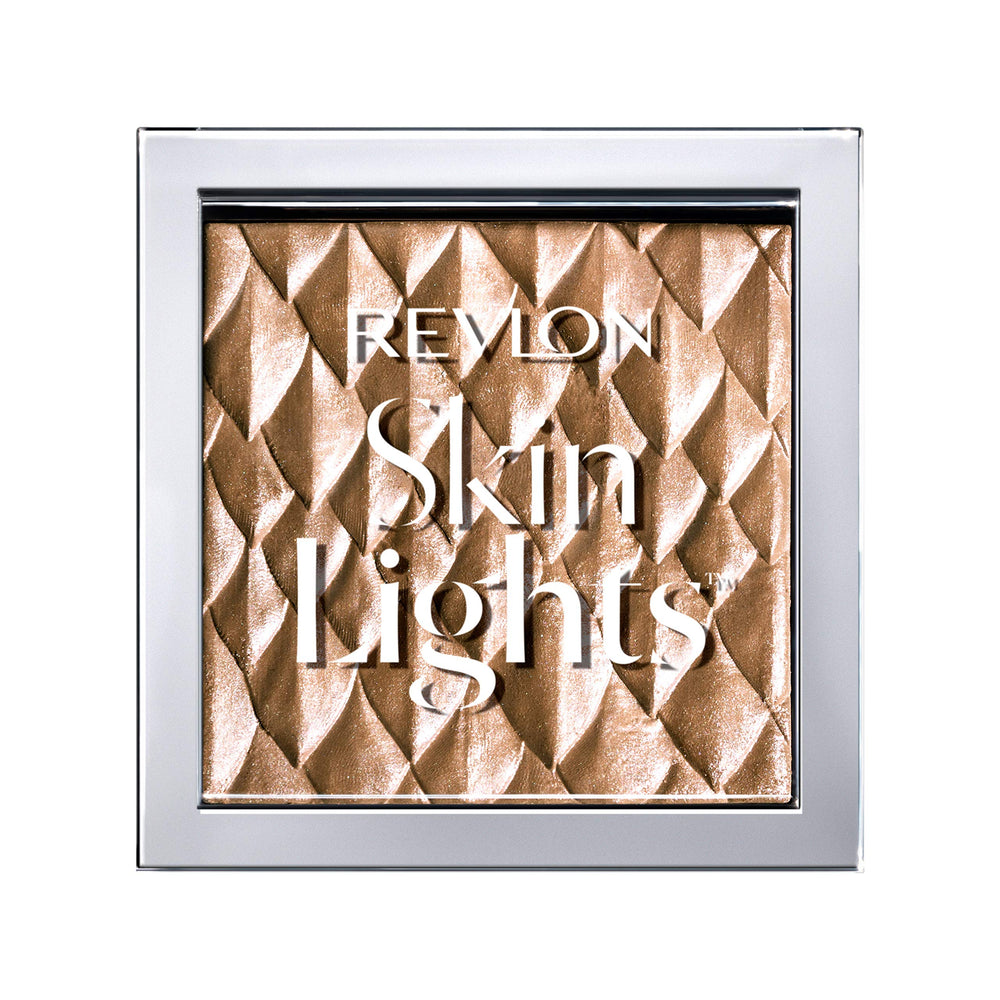 REVLON Skinlights, empaque compacto para retoques rápidos y luminosidad.