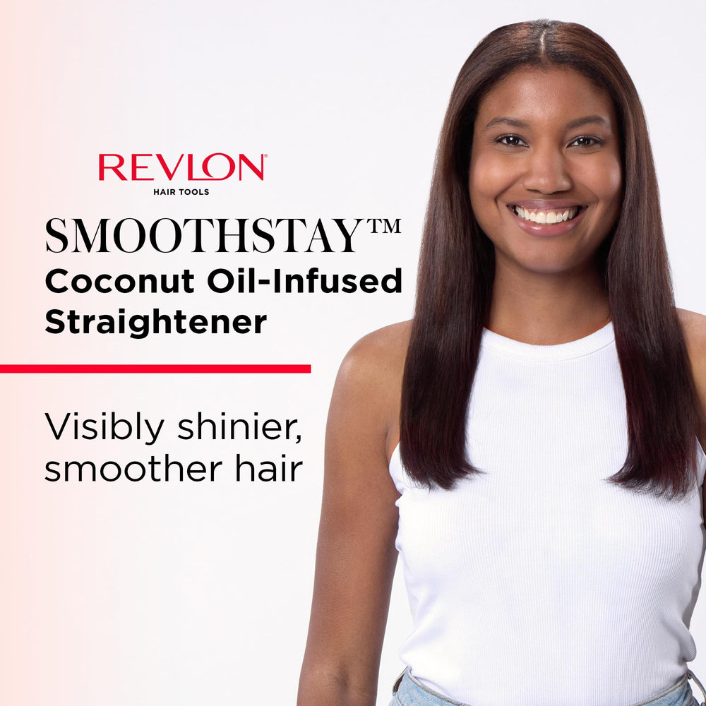 REVLON SmoothStay cerámica y turmalina con tecnología iónica para menos estática.