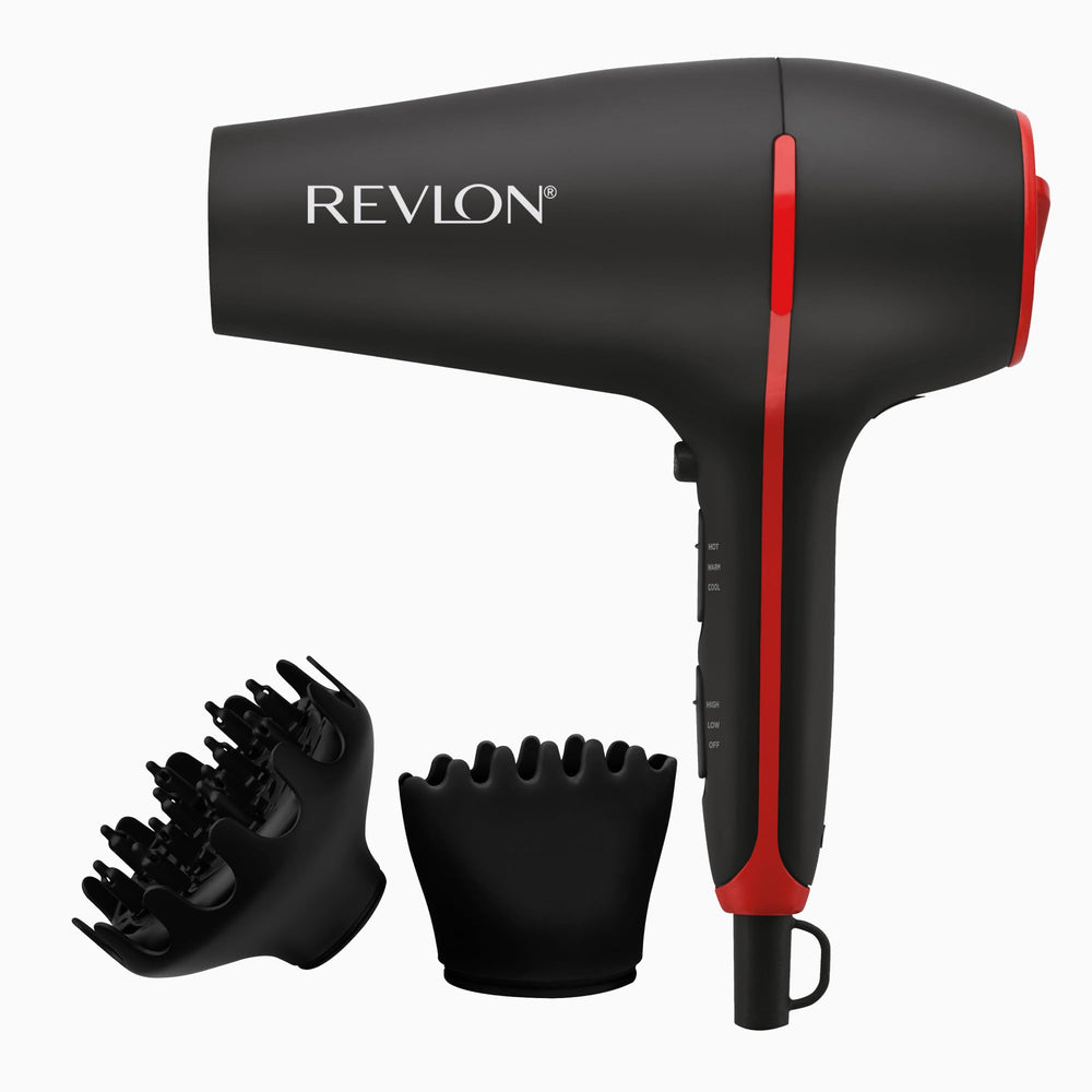 REVLON SmoothStay secador con aceite de coco para brillo y suavidad.