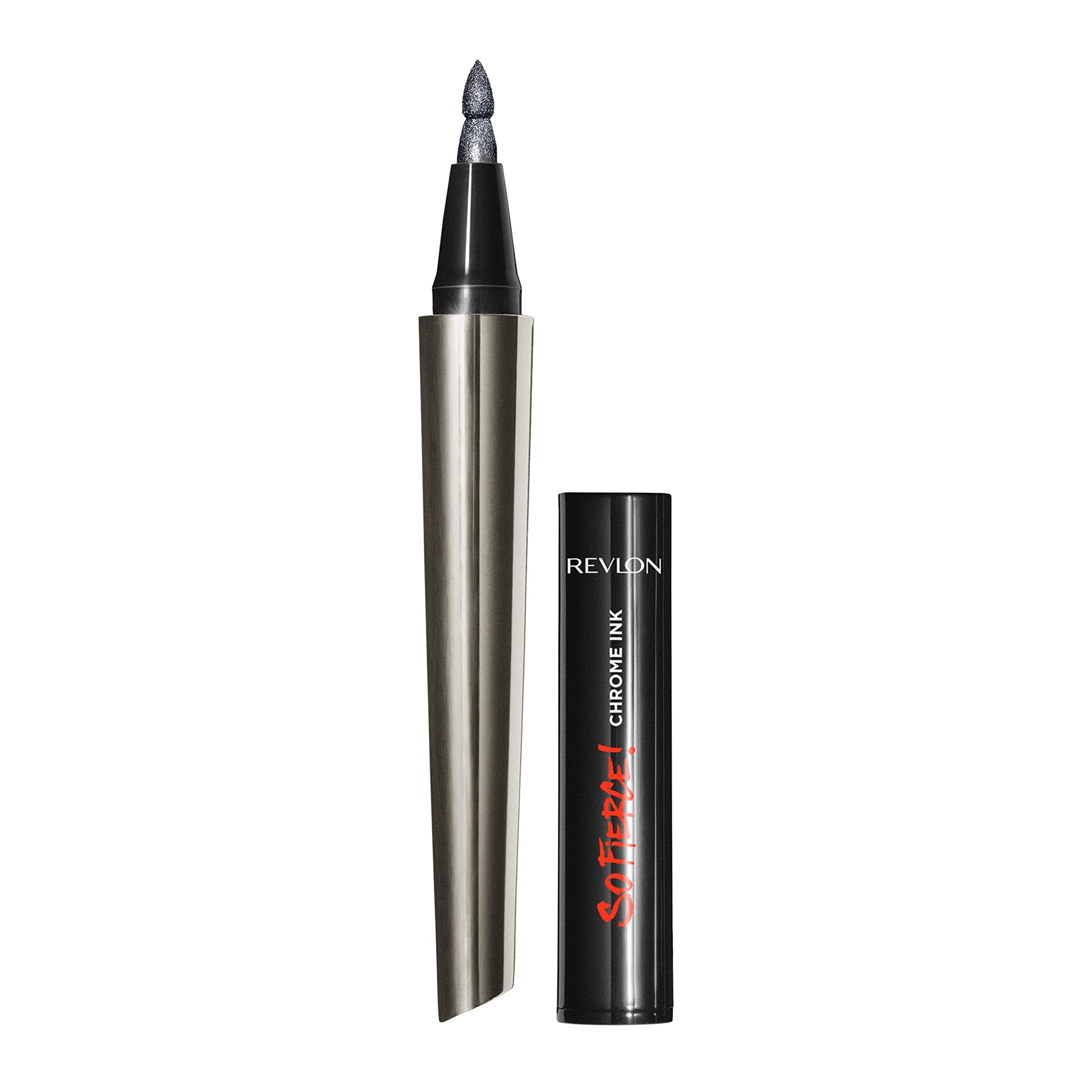 Delineador líquido Revlon So Fierce Chrome Ink con punta flexible para trazos precisos